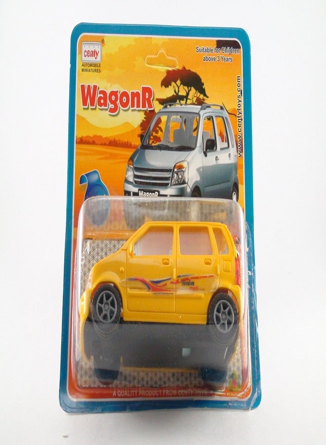 Centy Toys Indian Scale Model of Stylish 'Wagon R' Car .from (Kidsshub) 11 X 5 X 5.5 cm(in Lxbxh) Yellow - Image 4